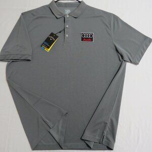 New 2XL AUDI Gray Callaway Men's db #21L Golf Polo Shirt